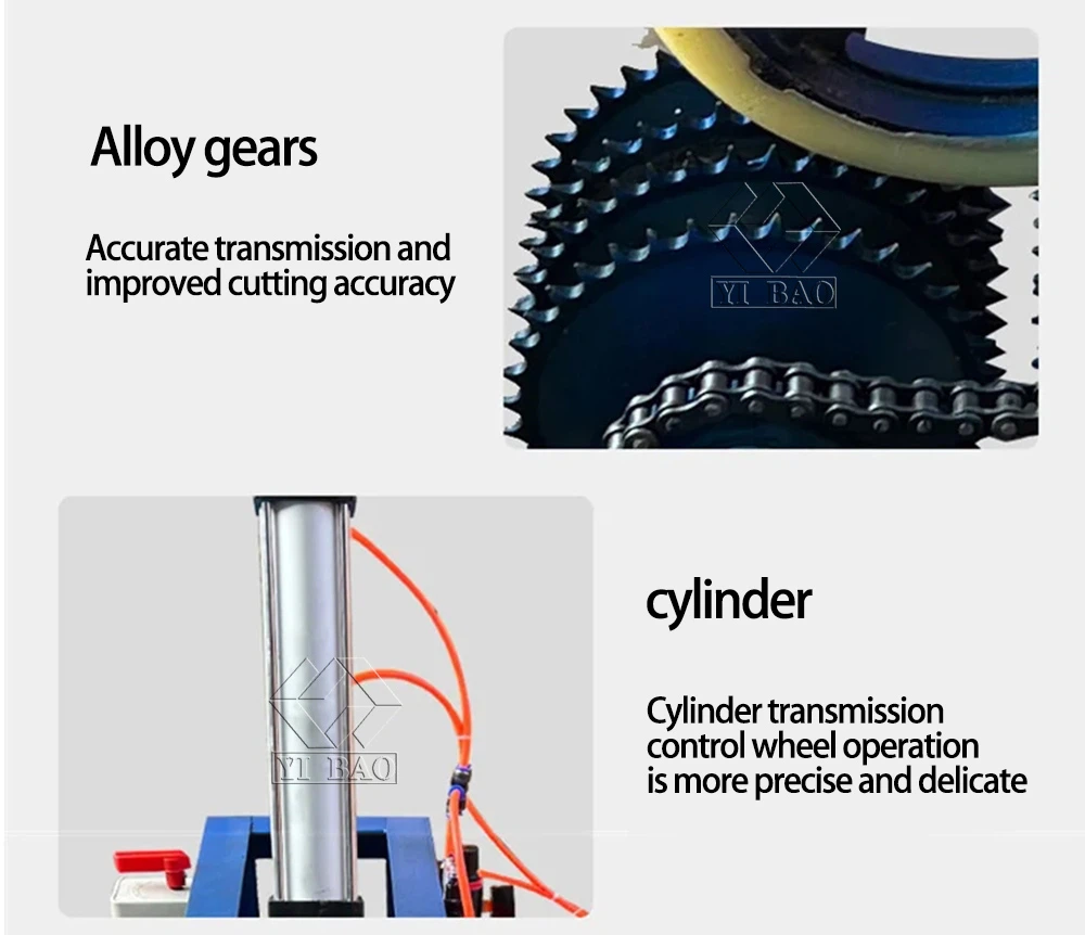 Scrap tire cutting machine Scrap tire cutting machine